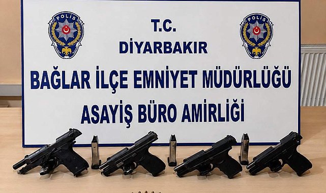 Silahlı kavgaya bakan polis, hem şahısları yakaladı hem de silahları ele geçirdi