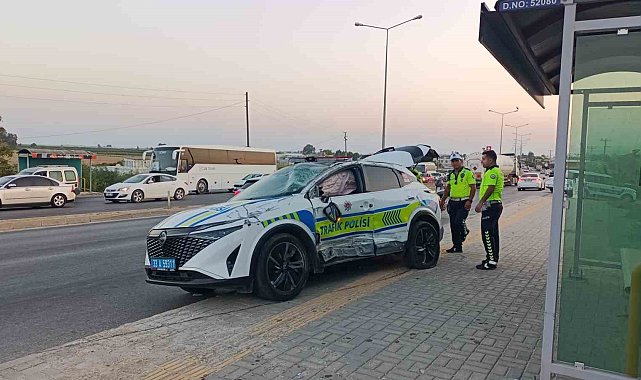 Silifke'de zincirleme kaza: 1'i polis 2 kişi yaralandı