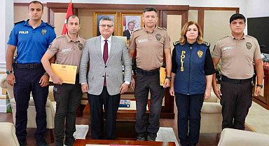 Sinop'ta başarılı bekçilere ödül