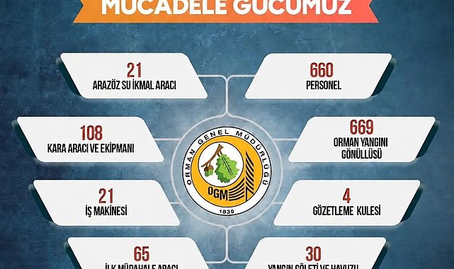 Sinop'ta orman yangınlarına karşı seferberlik