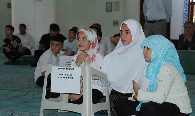 Şırnak'ta Yaz Kur'an Kurslarında final coşkusu: Şampiyonlara mükafatları verildi