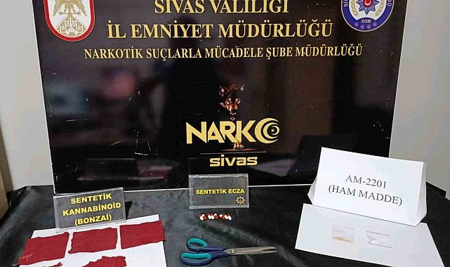 Sivas'ta narkotik operasyonu: 3 tutuklama