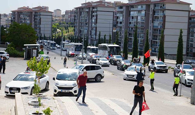 Srebrenitsa'dan yola çıkan 'Filistin konvoyu' Niğde'de