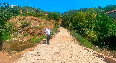 Sultanhisar'da yıllardır beklenen yol çalışması tamamlandı