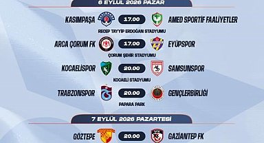 Süper Lig'de 4. haftanın programı açıklandı
