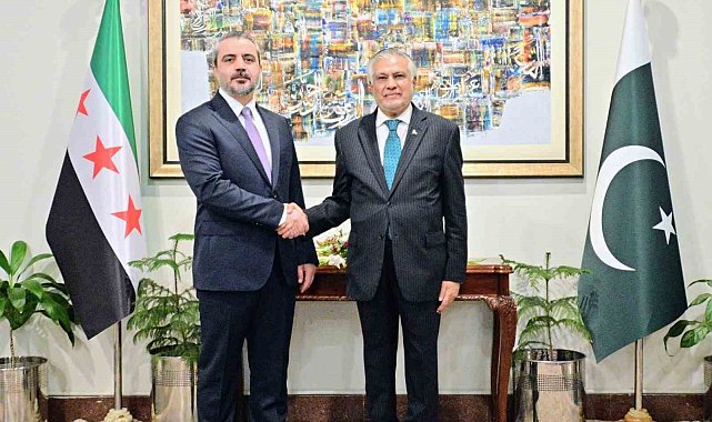 Suriye Dışişleri Bakanı Şeybani, Pakistan Başbakanı Şerif ile bir araya geldi