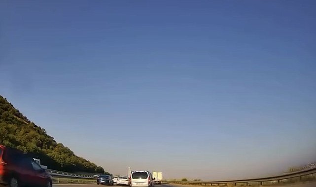 Takip mesafesini korumayınca kaza kaçınılmaz oldu