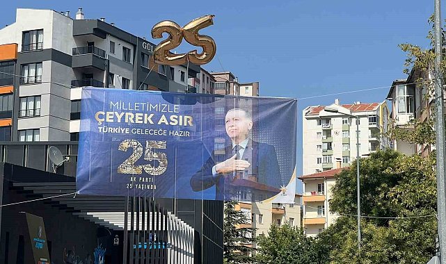 Talas'ta AK Parti'nin 25. Yıldönümü'nde coşkulu kutlama