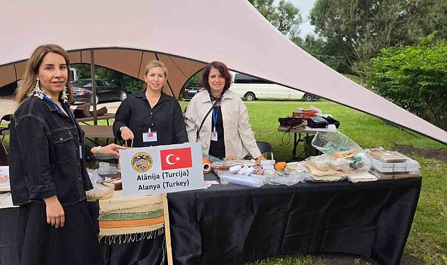 Talsi'de Alanya'nın kültürü ve yerel değerleri tanıtıldı