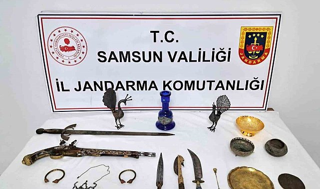 Tarihi eser operasyonu: Tarihi objeler ele geçirildi