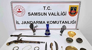 Tarihi eser operasyonu: Tarihi objeler ele geçirildi