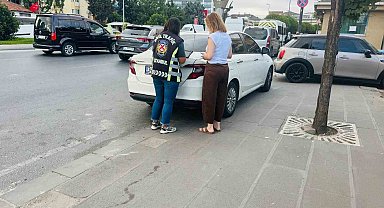 Tartıştığı sürücünün önünde ani fren yaparak gitmesini engelledi