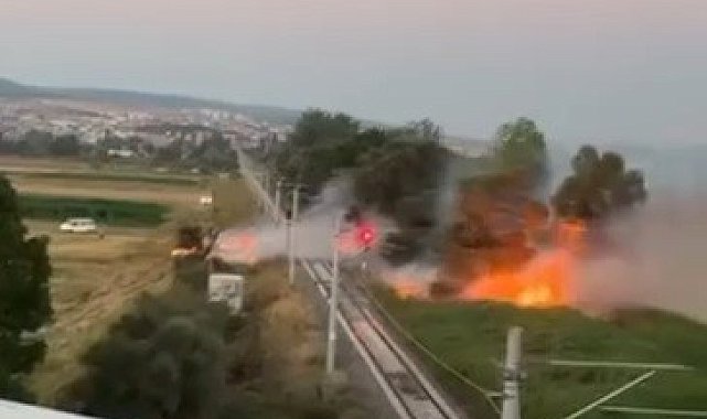 Tavşanlı'da çıkan arazı yangını kısa sürede söndürüldü