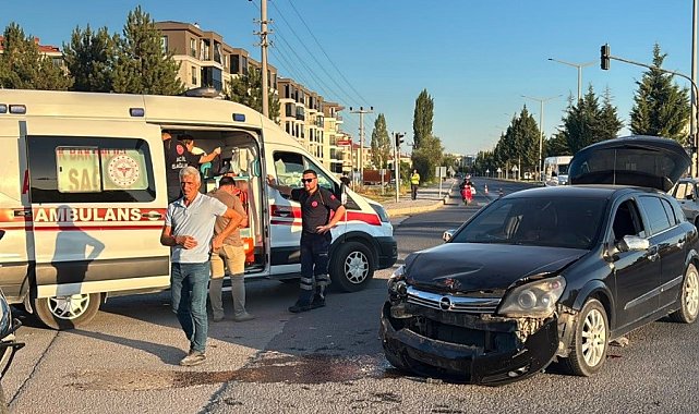 Tavşanlı'da trafik kazası, 1 yaralı