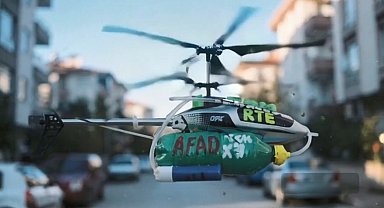 TEKNOFEST'te tanışan iki engelli arkadaş, insansız yangın söndürme helikopteri geliştirdi