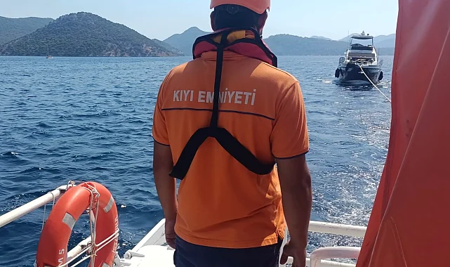 Tersane Adası açıklarında tekne arızası