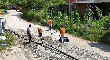 Trabzon Büyükşehir'den Araklı Ortaköy'e güçlü altyapı