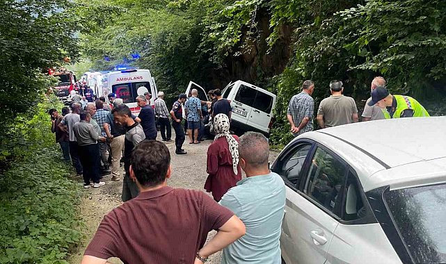 Trabzon'da trafik kazası: 5 yaralı