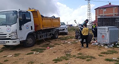 Trabzon'da Kurtdere ve Camiboğazı yaylalarında temizlik