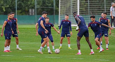 Trabzonspor, Ferencvaros maçına taktik çalıştı