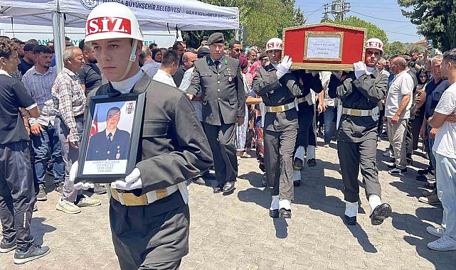 Trafik kazasında vefat eden uzman çavuş toprağa verildi