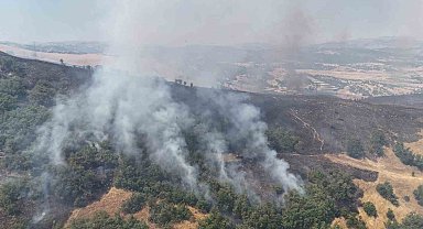 Tunceli'de orman yangını: Havadan ve karadan müdahaleye başlandı