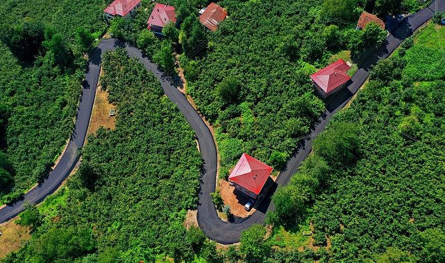 Turizme çıkan yol sıcak asfaltla buluştu