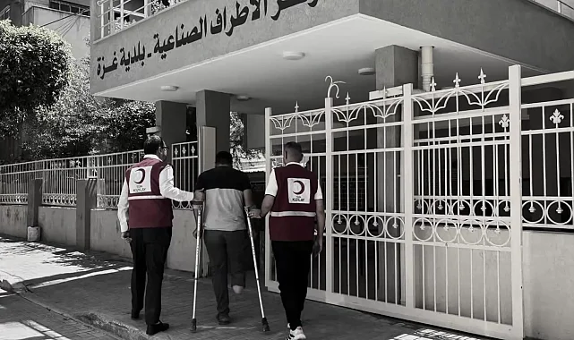Türk Kızılay'dan Gazze'de ampüte bireylere protez desteği