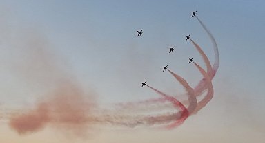 Türk Yıldızları'nın muhteşem gösterisi Konya'yı büyüledi