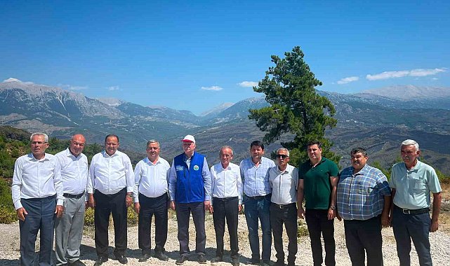 TZOB Genel Başkanı Bayraktar, Seydikemer'deki yangın bölgesinde incelemelerde bulundu