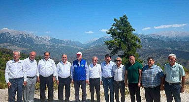 TZOB Genel Başkanı Bayraktar, Seydikemer'deki yangın bölgesinde incelemelerde bulundu