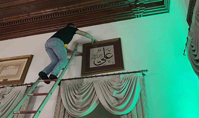 Üftâde Hazretleri'nin makamında baskı levhaları yeniden tefriş edildi