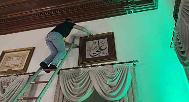 Üftâde Hazretleri'nin makamında baskı levhaları yeniden tefriş edildi