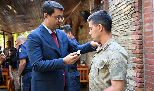 Uşak'ta jandarma personeli için rütbe terfi töreni düzenlendi