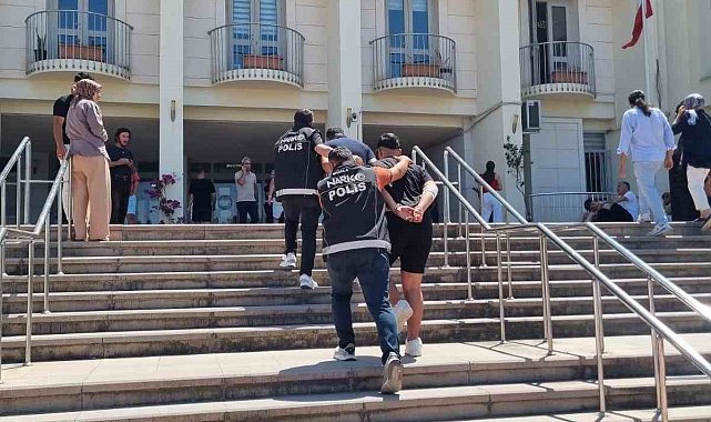 Uyuşturucu şüphelileri dronla yakalandı