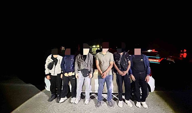 Uzunköprü'de 5 düzensiz göçmen yakalandı