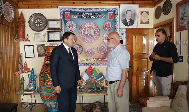 Vali Işın, Sarı Konak Kültür ve Sanat Evi'ni ziyaret etti