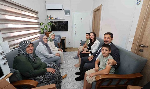Vali Masatlı, "Yüreğimizdeki Işık Projesi" kapsamında Bilgin ailesiyle bir araya geldi