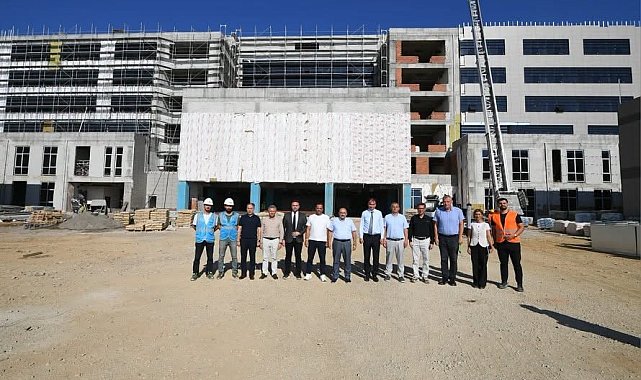 Vali Ustaoğlu yeni devlet hastanesi inşaatını inceledi