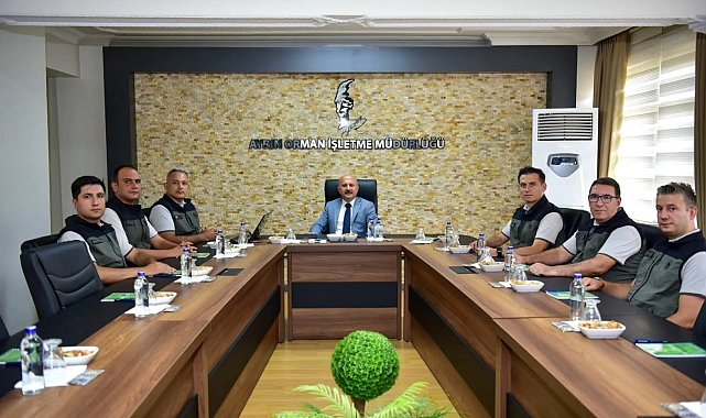 Vali Varol, Aydın Orman İşletme Müdürlüğü'nde çalışmaları değerlendirdi