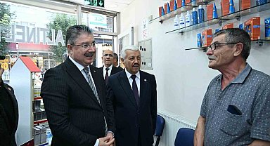 Vali Yılmaz'dan esnaf ziyareti
