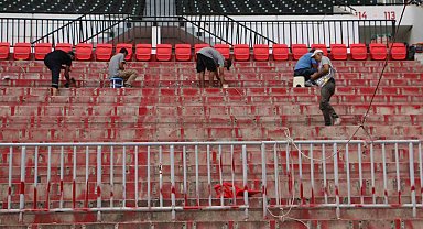 Vali Zorluoğlu, Diyarbakır Stadyumu'nda incelemelerde bulundu