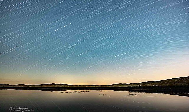 Van'da doğa fotoğrafçıları Perseid meteor yağmurunu gözlemledi