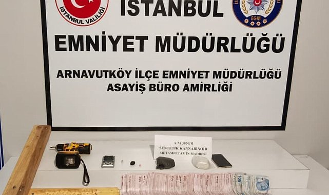 Vidaladıkları kalasların arasına zulalanan uyuşturucuyu polis buldu