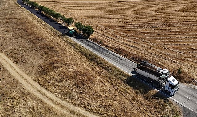 Yağcı Mahallesi yolunda ikinci etap asfalt çalışması tamamlandı