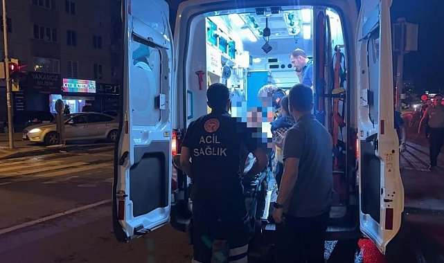 Yaralı halde tramvaya sığınan genç kuru sıkı tabancayla vurulmuş