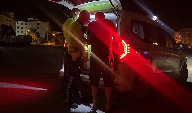 Yasal sınırın yaklaşık 10 katı alkollü çıkan sürücüye 30 bin lira para cezası