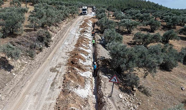 Yatağan Şeref Mahallesi'ndeki eski hatlar değiştiriliyor