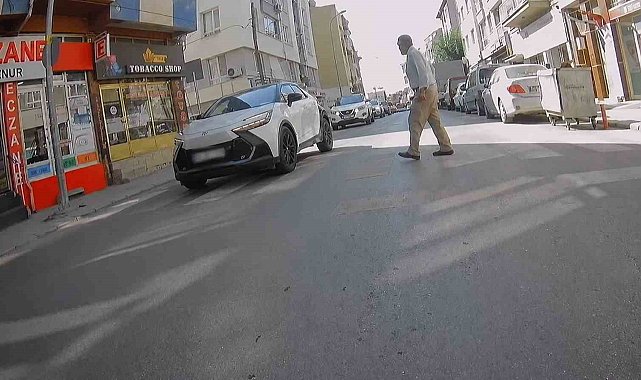 Yaya geçidinde kuralları hiçe saydı