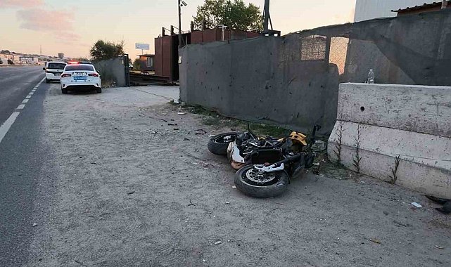 Yeni aldığı motosikletle kaza yapan genç hayatını kaybetti: O anlar kamerada